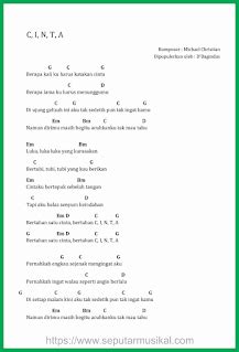chord lagu cinta seputar musik