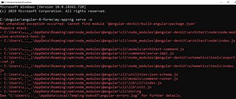 Cannot Find Module Angular Devkit Schematics Tasks