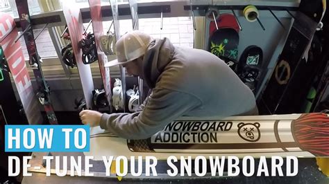 How To De Tune Your Snowboard YouTube