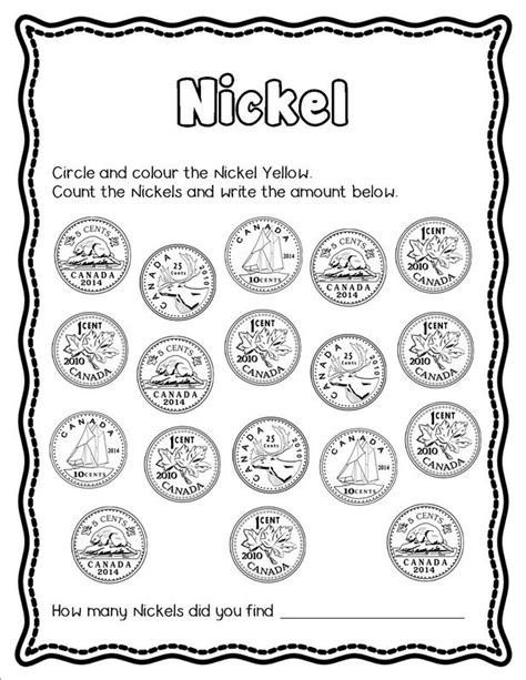 Nickel Worksheets