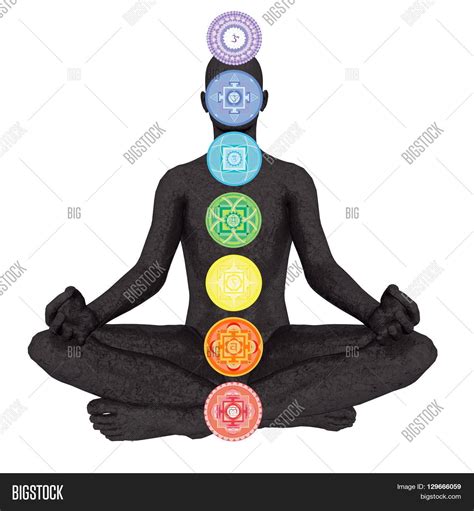 Seven Chakra Symbols Image Photo Free Trial Bigstock