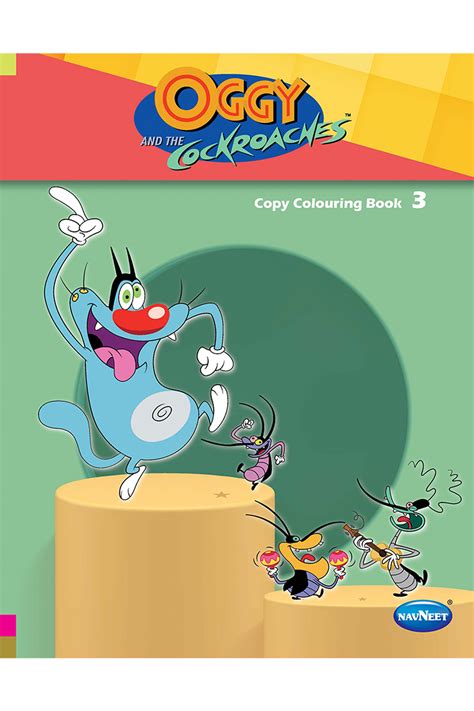 Oggy The Cockroaches Copy Colouring Book Navneet Education Limited