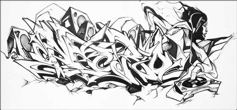 Wildstyle Graffiti Sketch at PaintingValley.com | Explore collection of ...