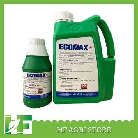 Ecomaxracun Rumput Liter Herbicide Glyphosate Isopropylammonium