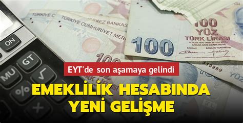 Eyt De Son Aşamaya Gelindi Emeklilik Hesabında Yeni Gelişme