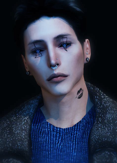 Nu Punk, Cyberpunk 2077, Sims 4, Futuristic, Alien, Nose Ring, Eyes, Ts4 Cc, Galore