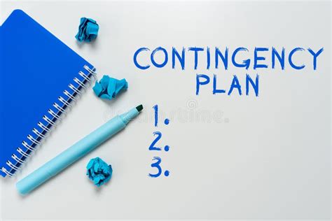 Texto Que Muestra El Plan De Contingencia De Inspiración La Idea De