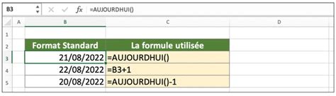 La Fonction AUJOURDHUI Dans Excel Kitcreanet