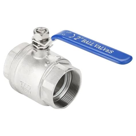 304 Ball Valve Stainless Steel Two Piece Full Port Female Thread Ball Valve 2 Dn50 1000 Wog