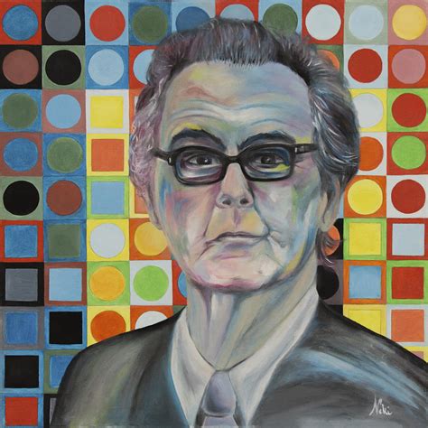 Victor Vasarely Painting By Nikolett Komeny