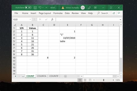 How To Count In Excel With Examples Itechguides