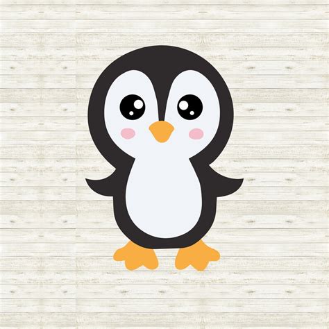 Penguin Svg Vectored Penguin Penguin Svg Files For Cricut Etsy Uk