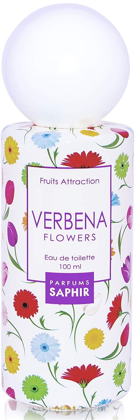 Saphir Fruit Attraction Verbena Flowers Eau De Toilette Makeupstore De