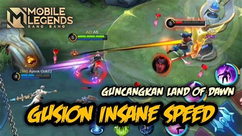 Insane Speed Combo Gusion Gusion Gameplay 50 Mobile Legends Youtube