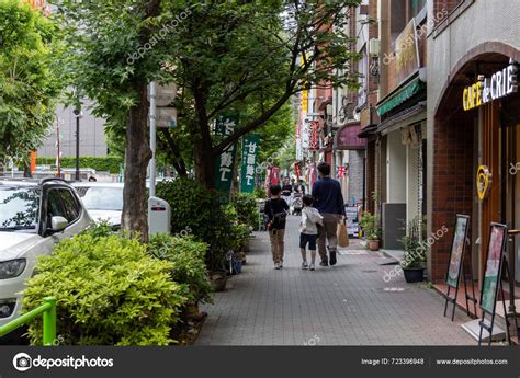 T Quio Jap O Maio Ningyocho Shopping District Tokyo Rua Comercial