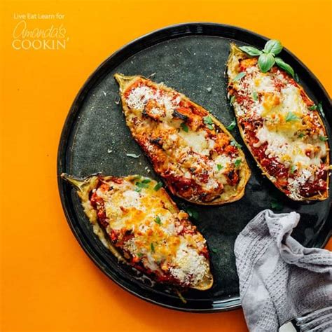 Eggplant Parmesan Delicious Stuffed Baked And Topped With Panko