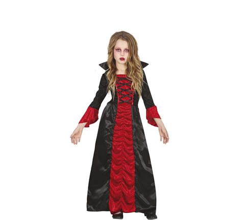 Disfraz De Vampiresa Con Vestido Largo Para Niña Correos Market