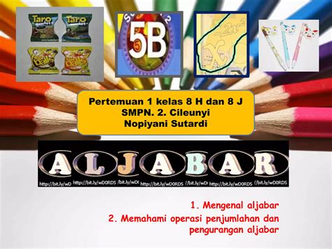 Ppt Mengenal Aljabar Pptx