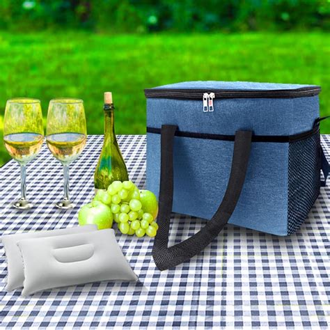 Amazon Samsier Insulated Picnic Basket With Blanket And Pillows