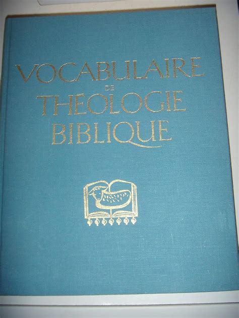 Amazon fr Relié Vocabulaire de théologie biblique LEON DUFOUR