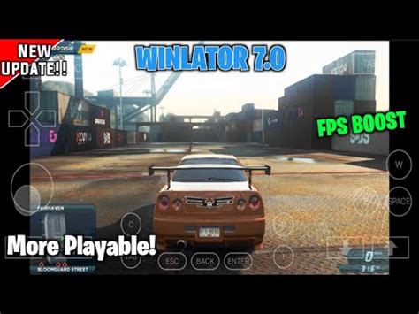 NFS Most Wanted 2012 Winlator 7 0 Android Tested On Snapdragon 845