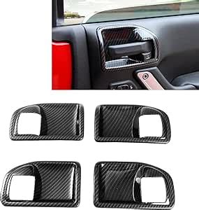 Amazon Rt Tcz Carbon Fiber Abs Car Inner Door Handle Bowl Cover