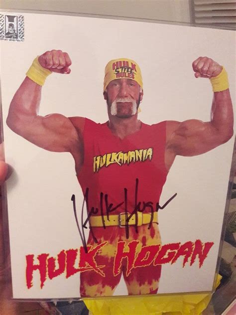 Hulk Hogan 8x10 Signed Photo Tito Ortiz Jakks Signed Figure 1928510588