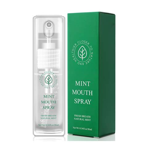 Dry Mouth Oral Spray Mild Mint Sugar Free Bad Breath Treatment Dry ...