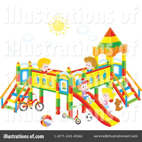 Playground Clipart #1402599 - Illustration by Alex Bannykh