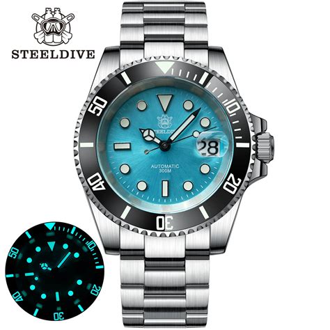 Steeldive Sd Reloj De Pulsera Mec Nico Autom Tico Cron Grafo