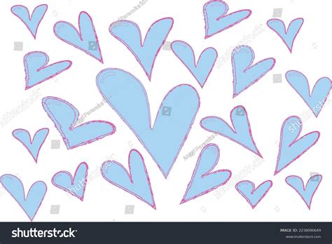 Love Heart White Background Vector Stock Vector Royalty Free