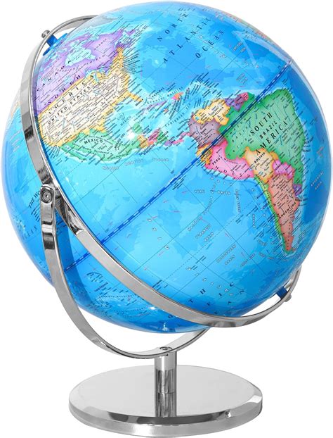 Bshapplus 154 Tall Globeglobe Of The World With Stainless Stand720