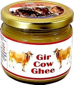 OCB Gir Cow Ghee Natural Made From Bilona Method Ghee 250 G Glass