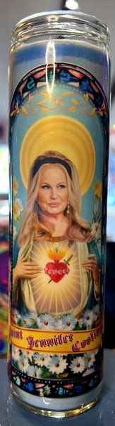 Jennifer Coolidge Prayer Candle Trusty Spot Records And Tees