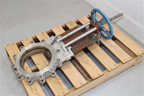 Used True Line Hand Operated Knife Gate Valve For Sale At