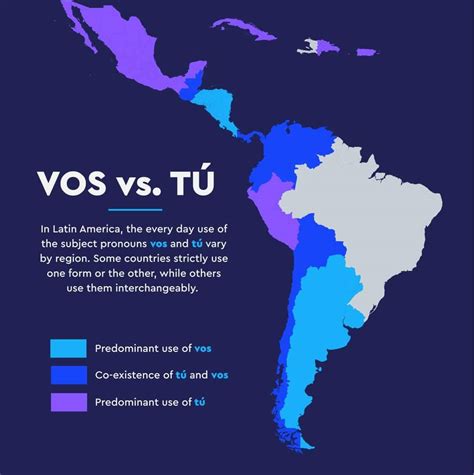 You Is Not Always Tú In Latín America Maps On The Web