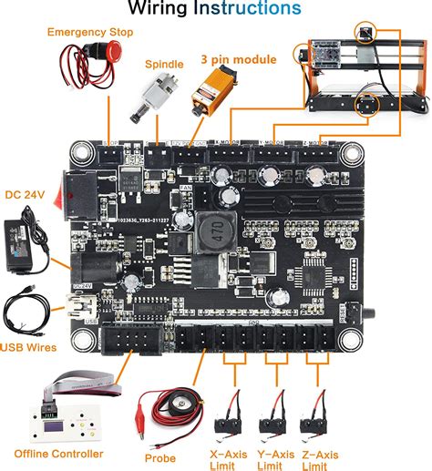 Cnctopbaos Axis Grbl F Usb Port Cnc Engraving Machine Control