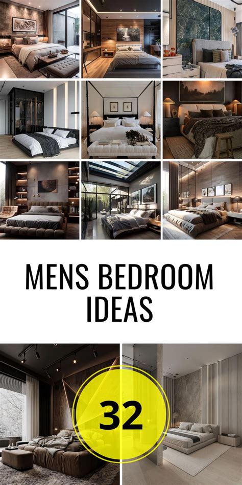 Explore 32 Mens Bedroom Ideas for Modern Masculine Style | Ultimate ...