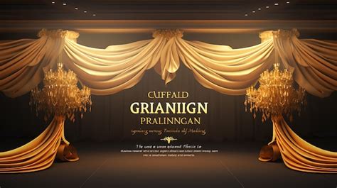 Premium Photo | Grand opening banner background