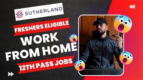 Sutherland Work From Home Jobs For Freshers Th Pass Work From Home