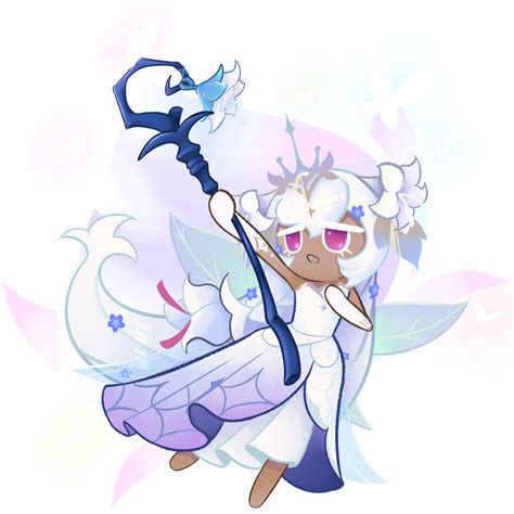 White Lily Cookie Moonflower Faerie Fanart R Cookierunkingdom