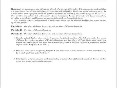 set     linear system  equations cheggcom