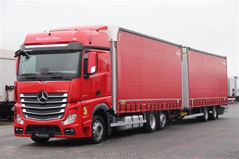 Mercedes Benz ACTROS 2548 ZESTAW TANDEM 120 M3 PRZEJAZDOWY I PARK