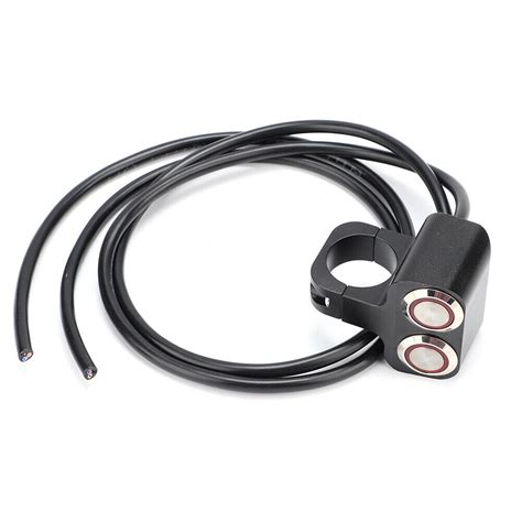 Handlebar Headlight Dual Switch Spot Light Led Waterproof Motorcycles