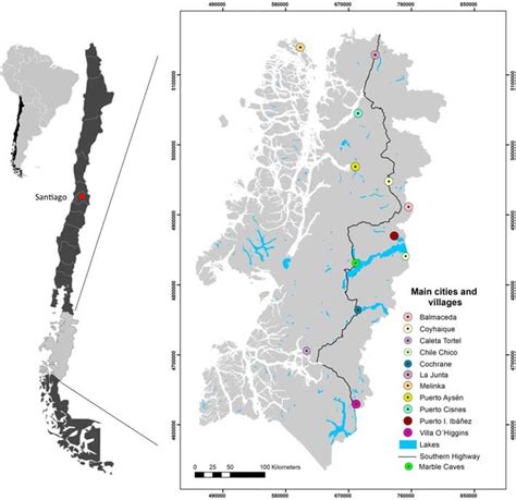 Geographic Location Of Northern Patagonia Northern Patagonia Under