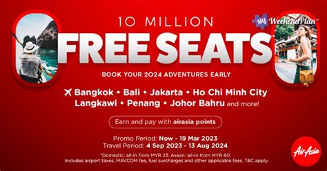 AirAsia 10 Million Free Seats