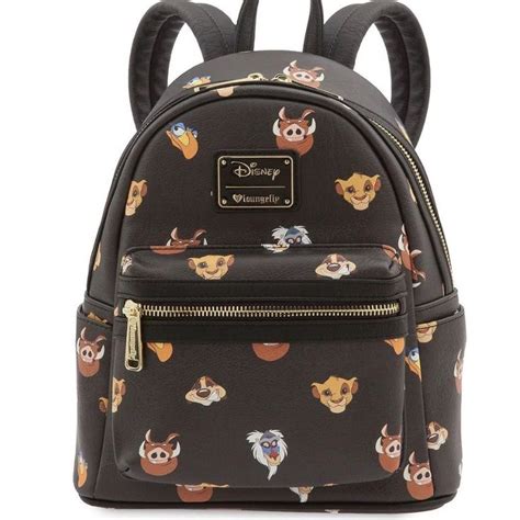 Disney The Lion King Mini Backpack Loungefly Simba Rafiki Timon Pumbaa