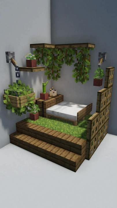 Minecraft Build Ideas Beds Minecraftbuilding Minecraftbuildingide Minecraft Bed Designs