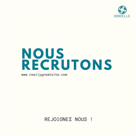 Exemples Dannonce De Recrutement Originale Mod Les Gratuits Canva