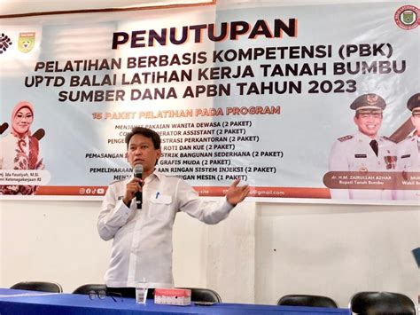 BLK Tanbu Sukseskan 8 Program Pelatihan Berbasis Kompetensi 2023